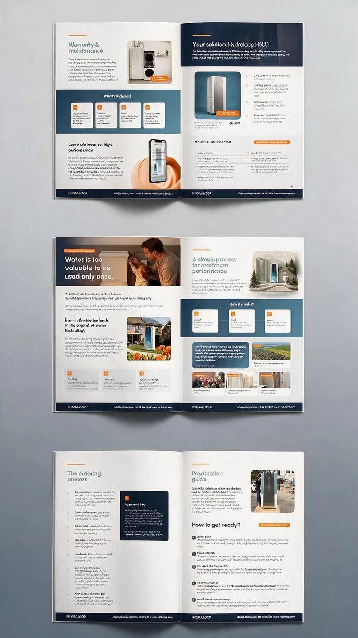 Product brochure and ordering guide design